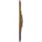 Ekena Millwork Bailey Ceiling Medallion (Fits Canopies up to 4"), Hand-Painted Smokey Topaz, 18 1/8"OD x 3/4"P CM19BISTF - alternate 2